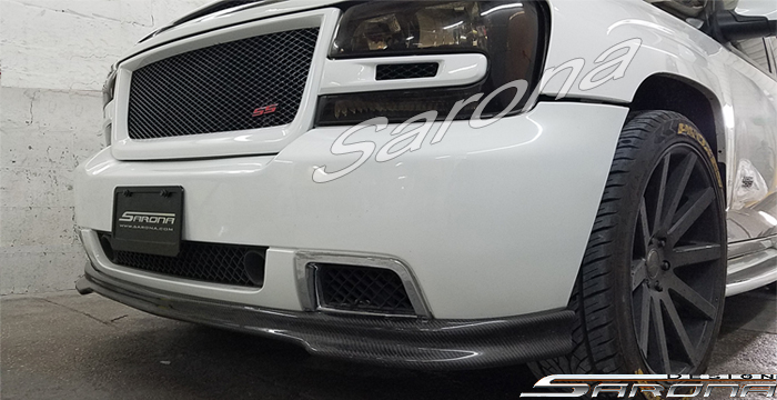 Custom Chevy Trailblazer  SUV/SAV/Crossover Front Add-on Lip (2002 - 2009) - $390.00 (Part #CH-029-FA)